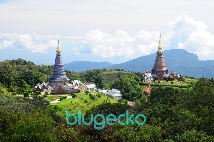 King and Queen Pagodas Doi Inthanon