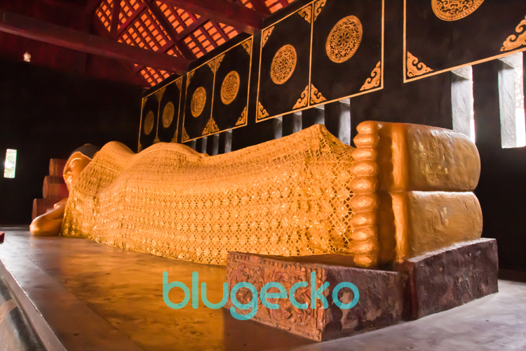 Reclining Buddha at Wat Chedi Luang Chiang Mai